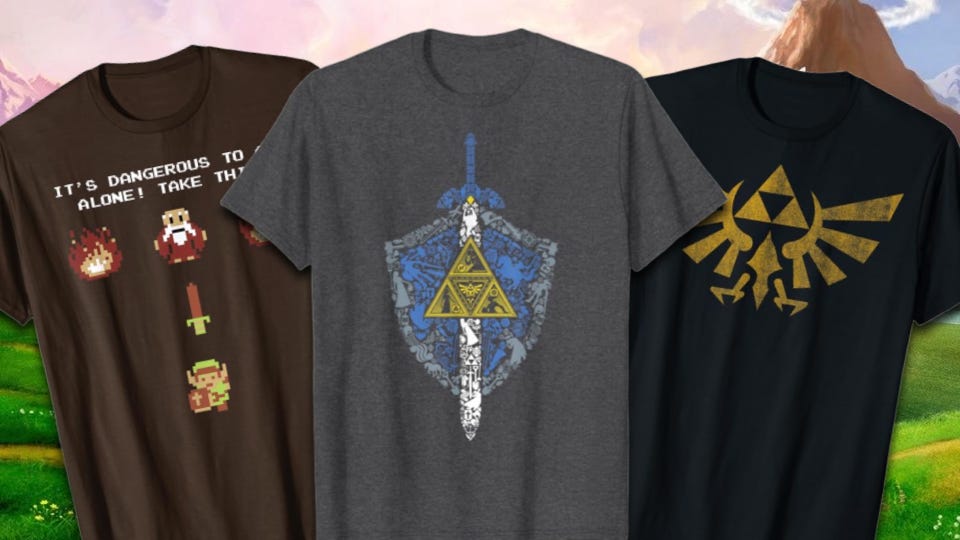 Amazon’s Legend of Zelda T-Shirt Sale Includes More Than 40 Shirts Discounted for Prime Members Only