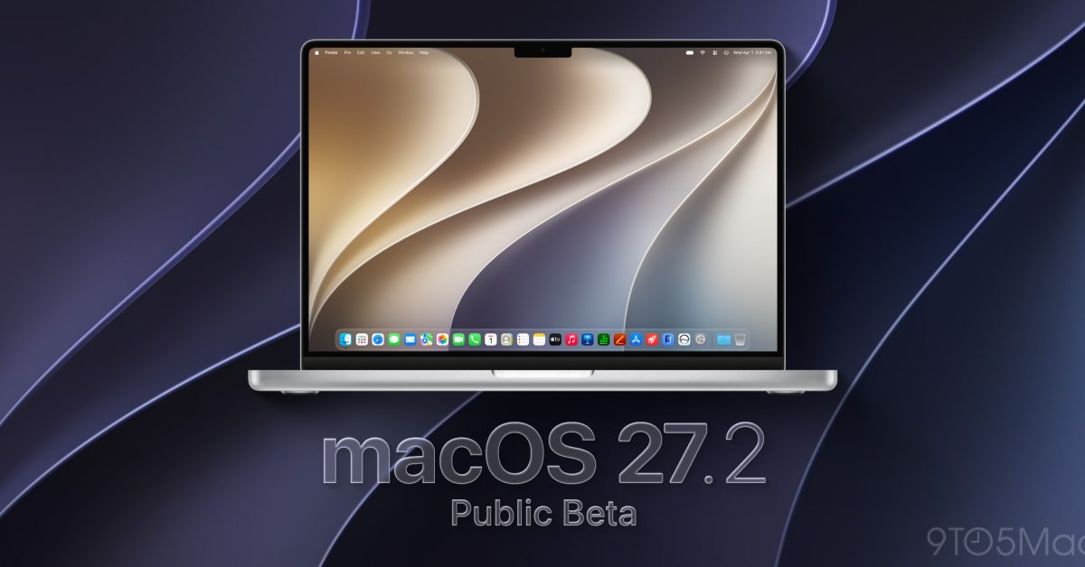 Apple releases macOS 27.2 Golden Gate public beta 1 – 9to5Mac
