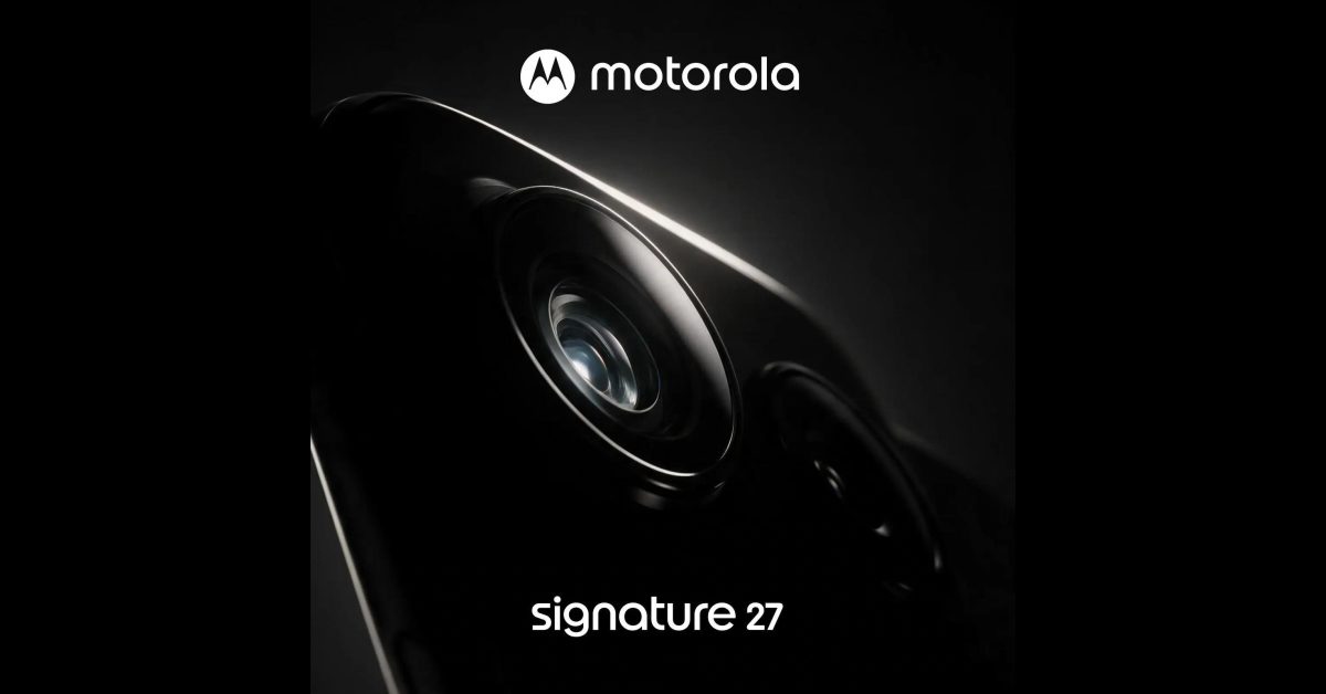Motorola briefly teases ‘Signature 27’ phone, hints it might come to the US