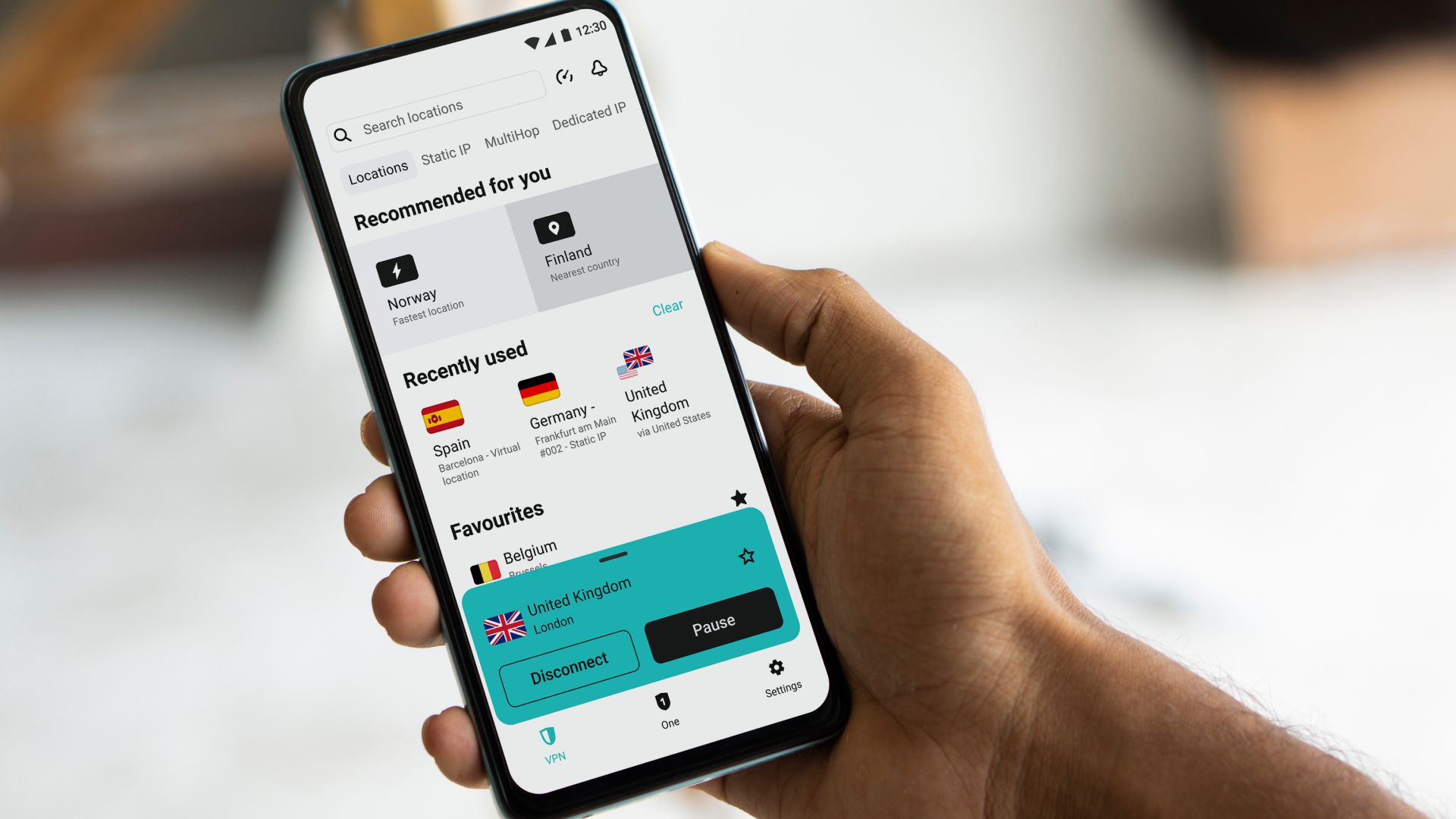 Surfshark gives its iPhone VPN app a cleaner look, and the browser extension gets one too
