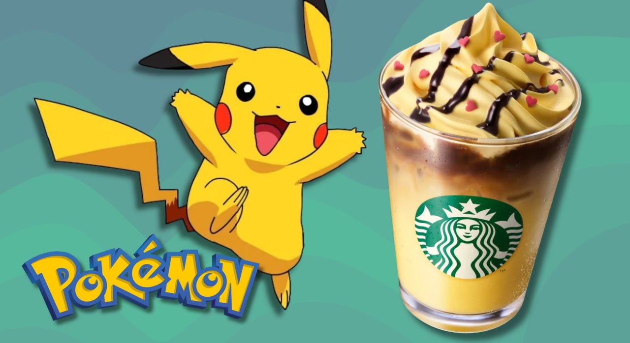 Starbucks Japan Is Getting a Massive Pokémon Collab — Including a Pikachu-Themed Latte