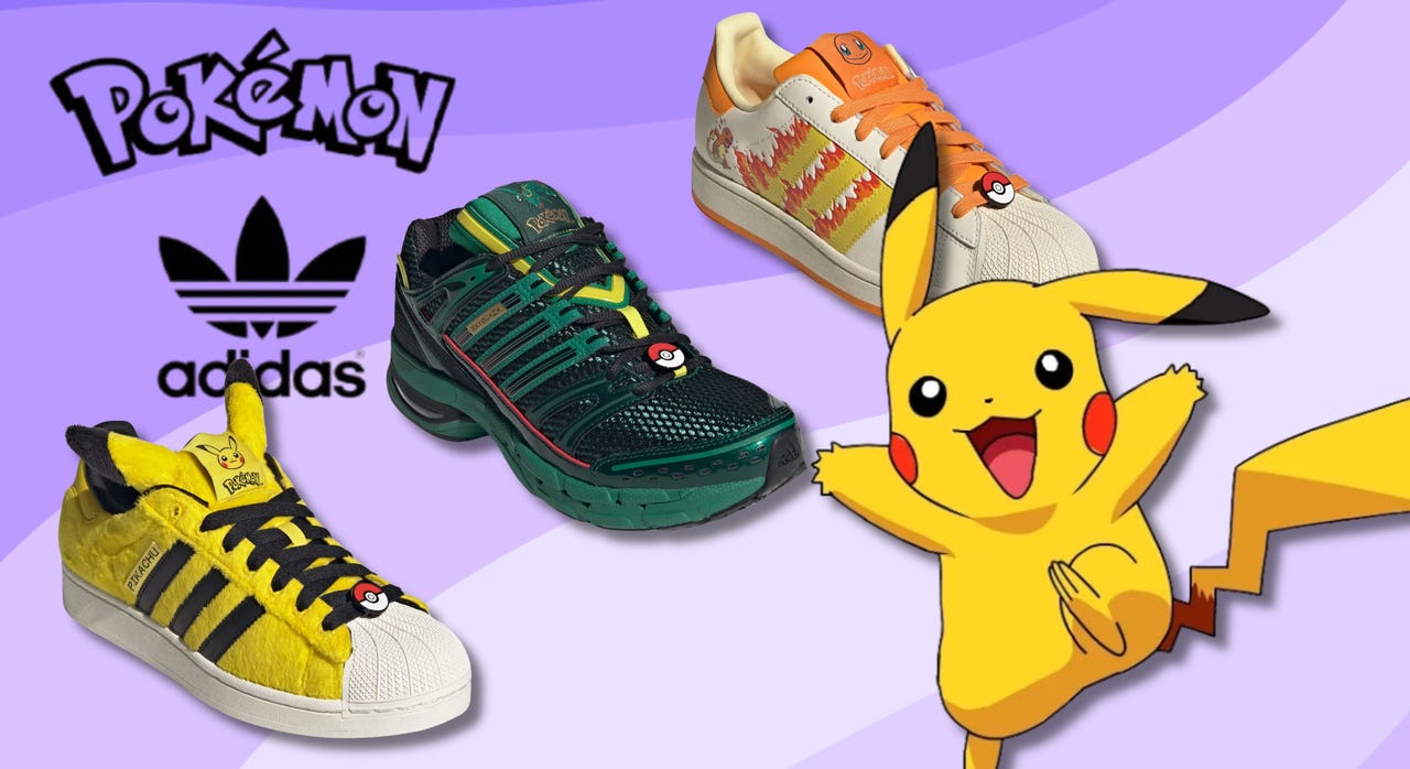 Adidas Just Dropped a Limited-Edition Pokémon Collection With Over a Dozen New Sneaker Designs