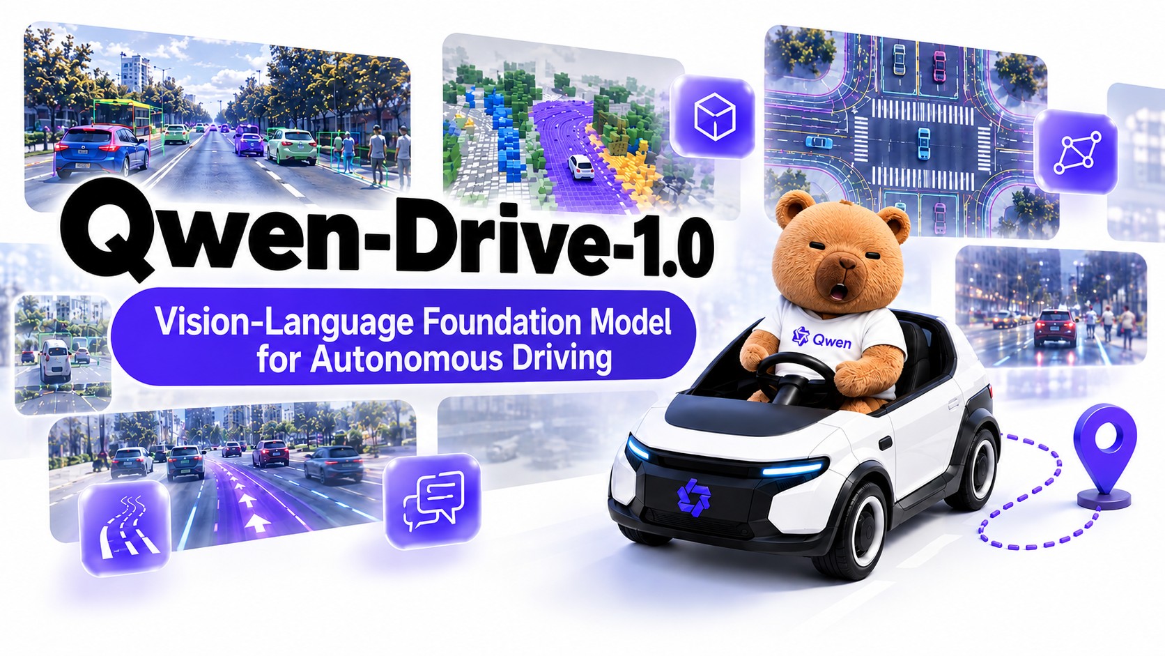 Qwen-Drive 1.0 tells you why it brakes, just don’t expect the explanation to match the maneuver