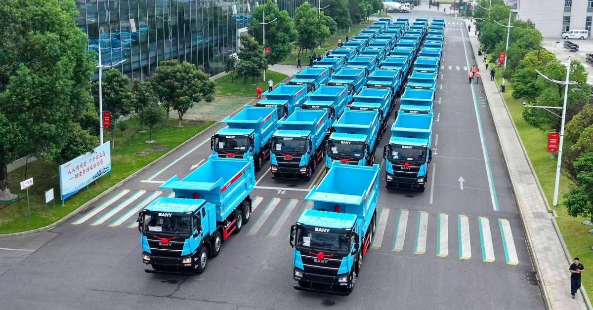 SANY delivered 200 electric haul trucks, 600 EV wheel loaders – LAST MONTH
