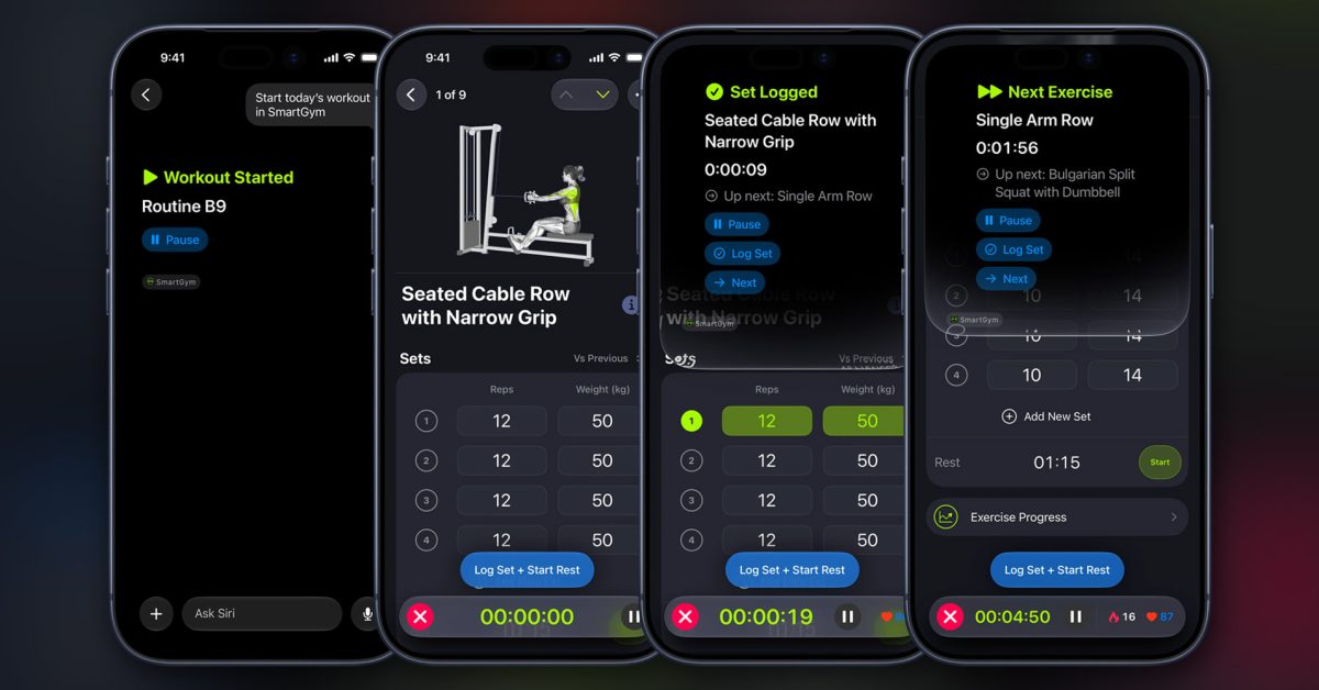 SmartGym 8 brings natural-language workout creation, Siri AI integration – 9to5Mac