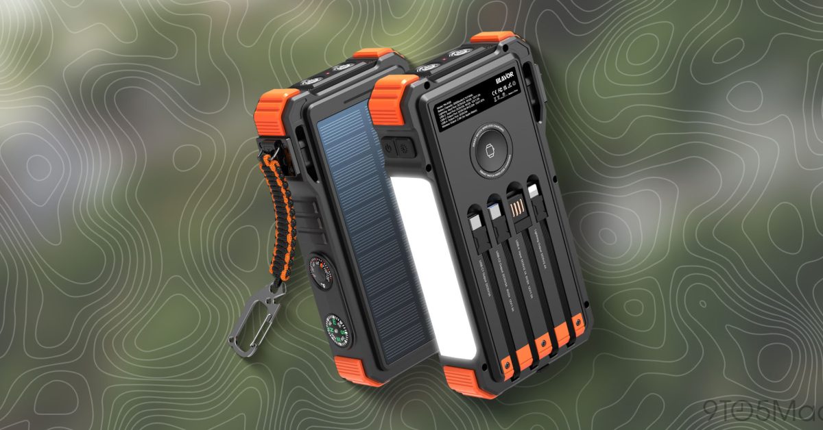 MagSafe Monday: BLAVOR’s solar power bank is built for fall camping trips – 9to5Mac