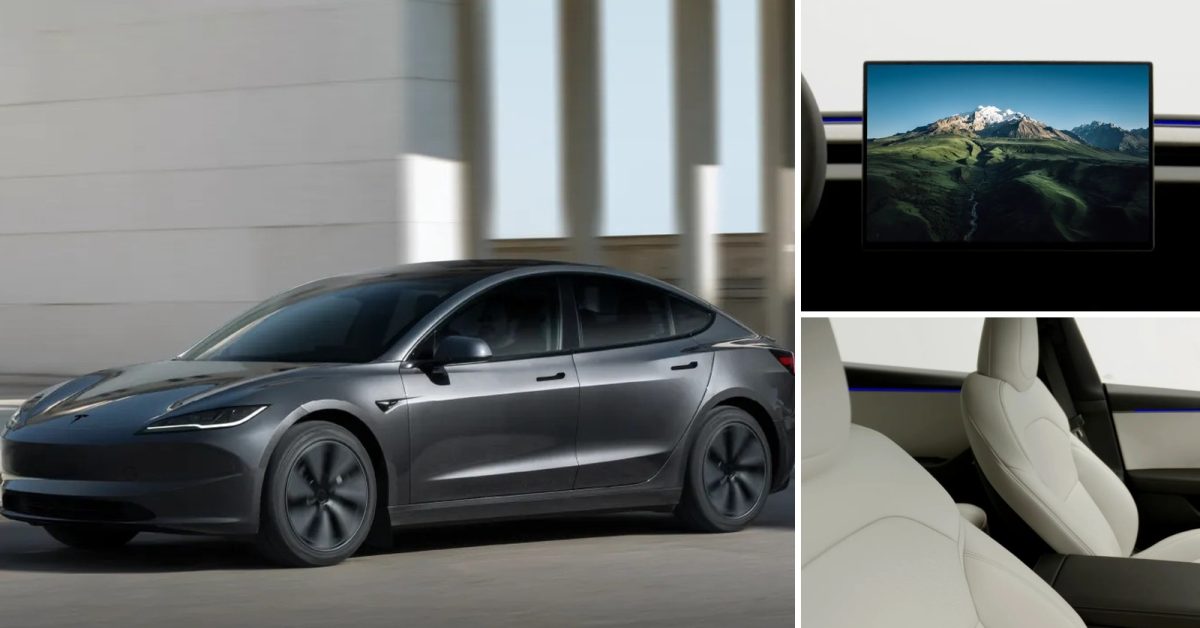 Tesla upgrades China Model 3 with 16-inch screen and V2L, US left out