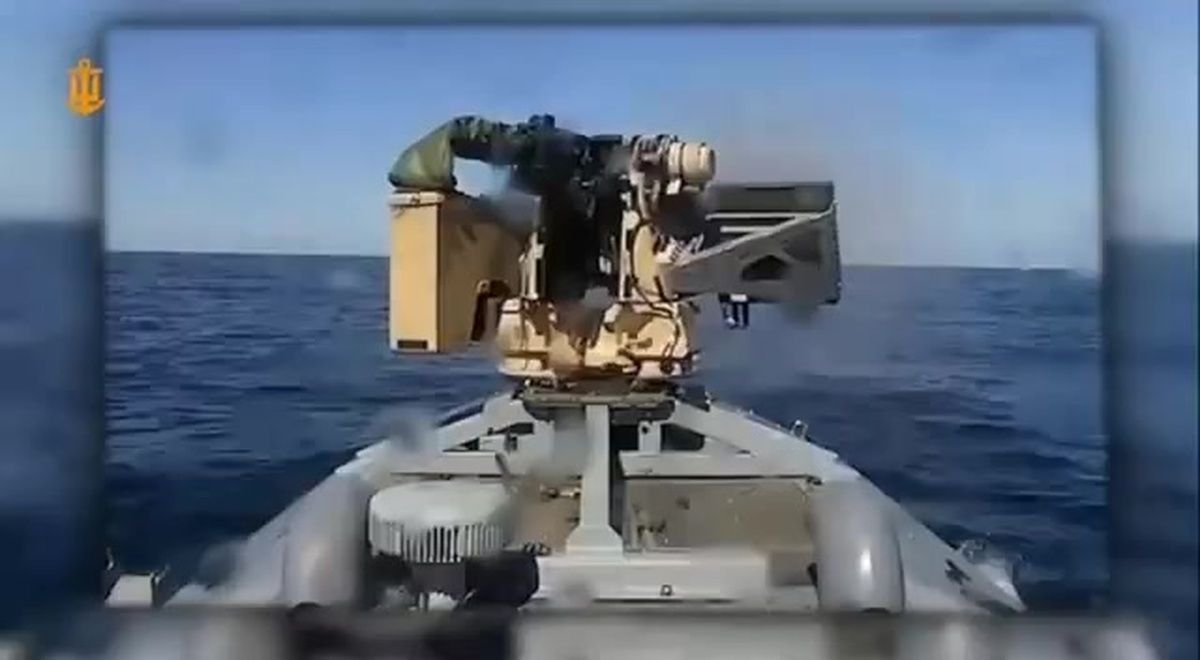 First ever battle between two autonomous naval drones ‘won’ by Ukraine thanks to a salvo from a remote weapon turret