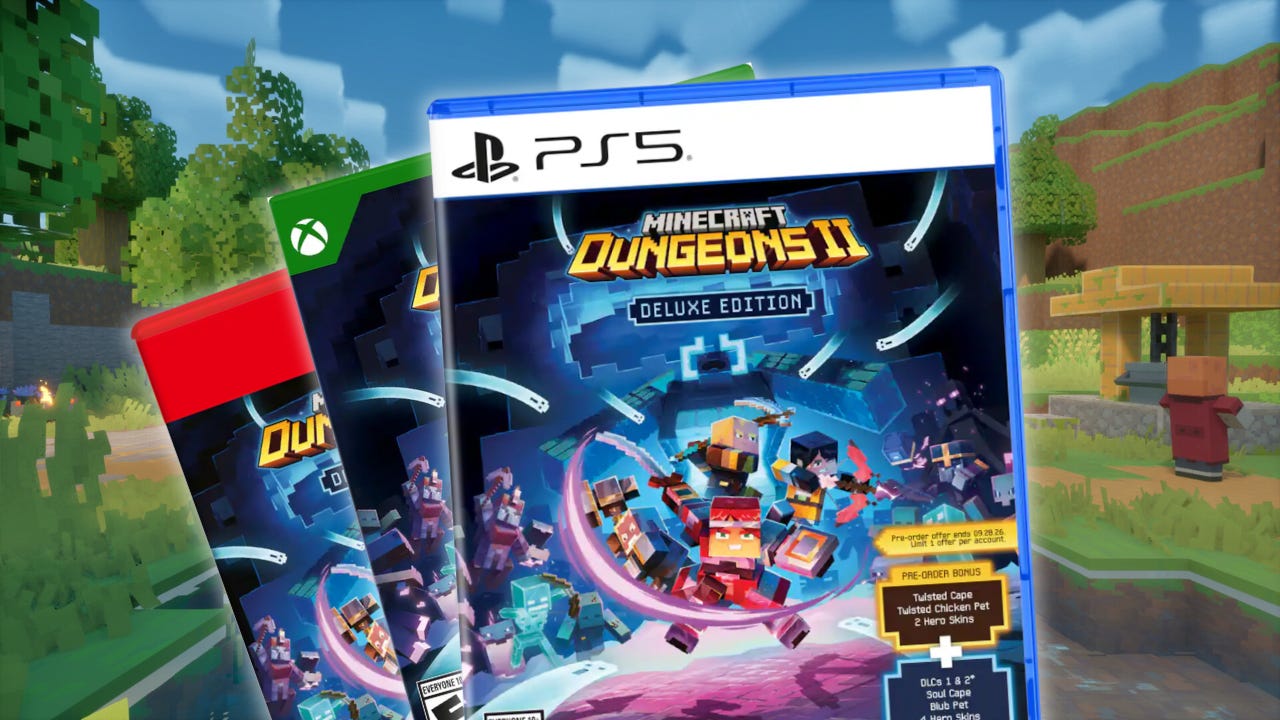 Minecraft Dungeons 2: Physical Copies Are Deluxe Edition Only