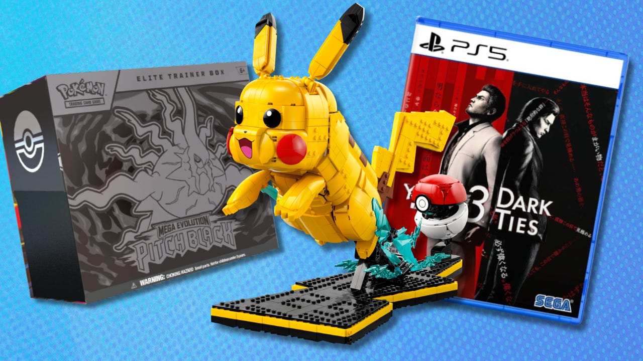 Today’s Top Deals From IGN: LEGO Pikachu, 55” LG OLED Evo G5 TV, and Yakuza Kiwami 3 & Dark Ties