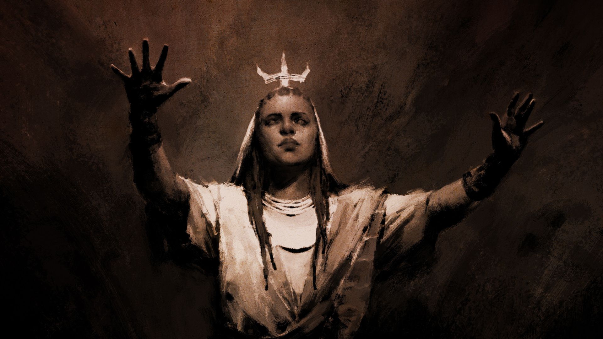 Diablo 5 doesn’t have towns or safe zones because you’re the safe zone now, buddy: “You and your band of followers are the last remains”