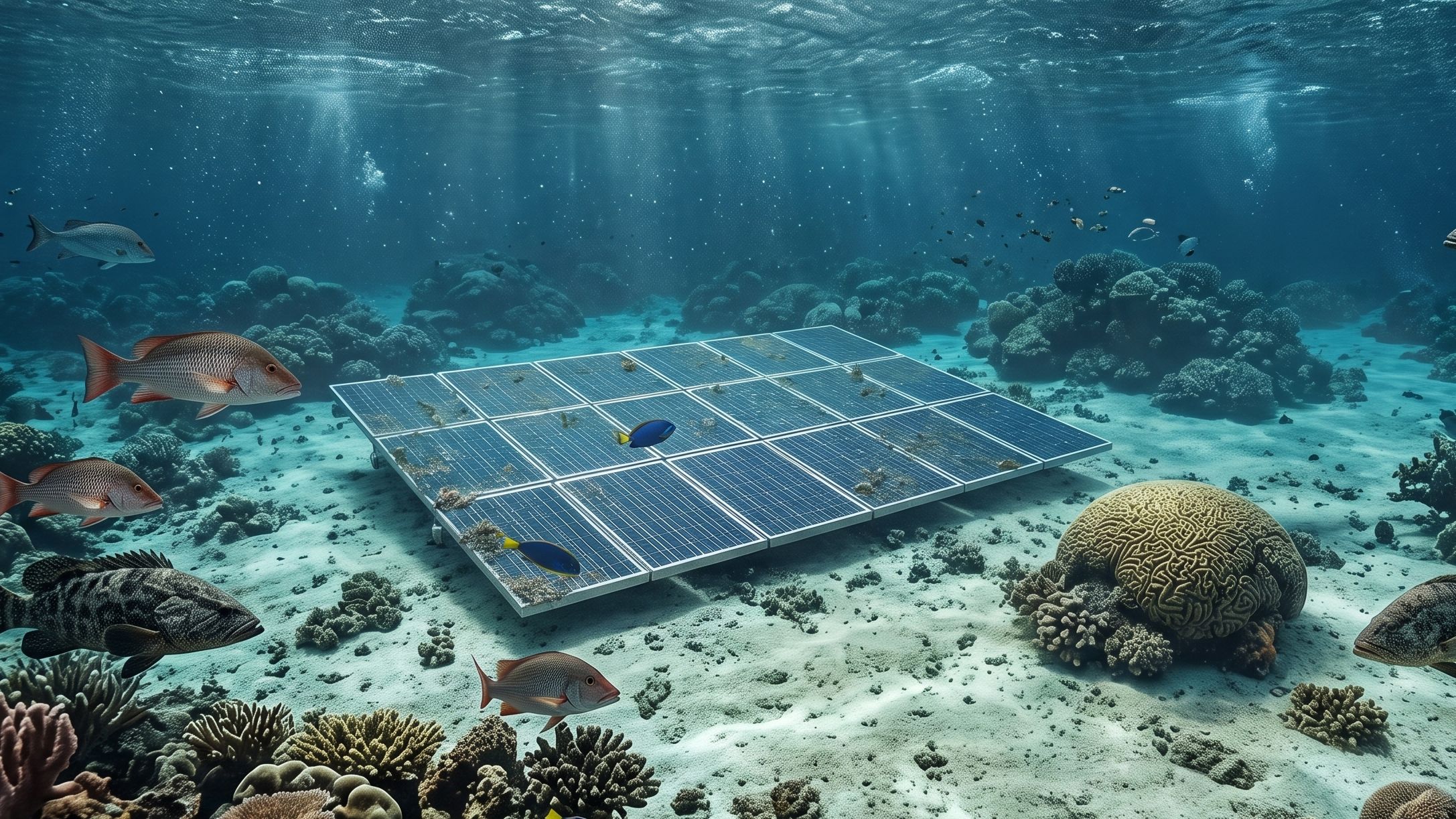 Chinese scientists reveal underwater solar panels that work 10 meters beneath the waves — perovskite tech paves the way for ‘self-sustained’ marine devices