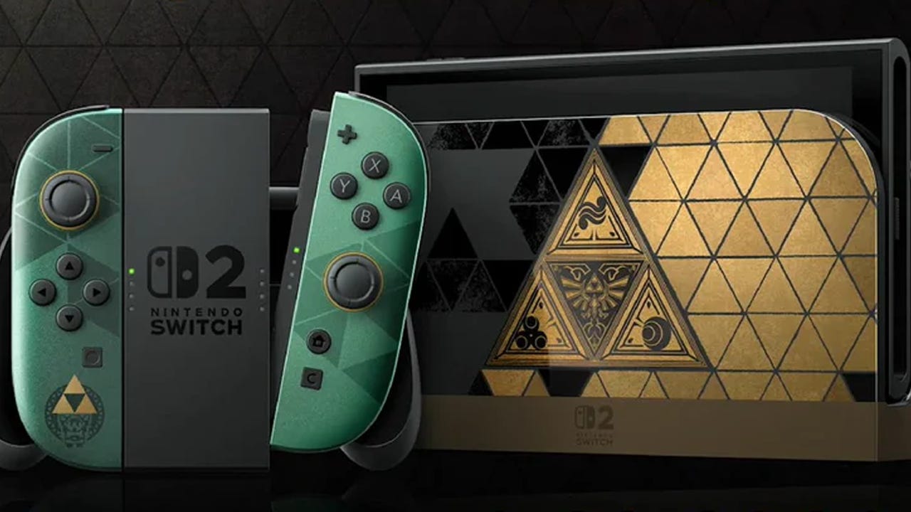 Zelda 40th Anniversary Switch 2 Console and Accessory Preorders Are Live in the UK