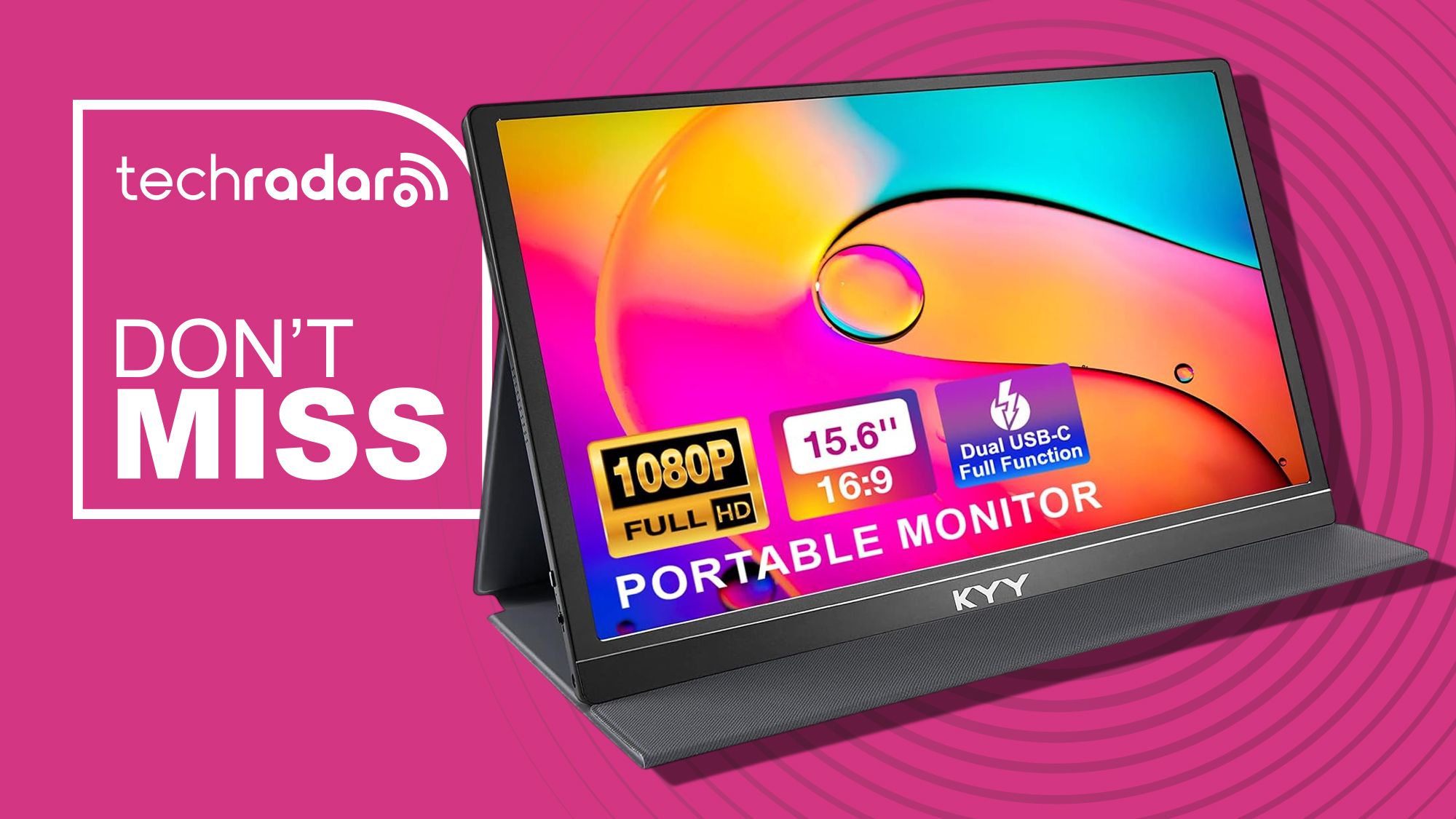 My favorite 15.6in portable monitor is now at an absolutely budget price