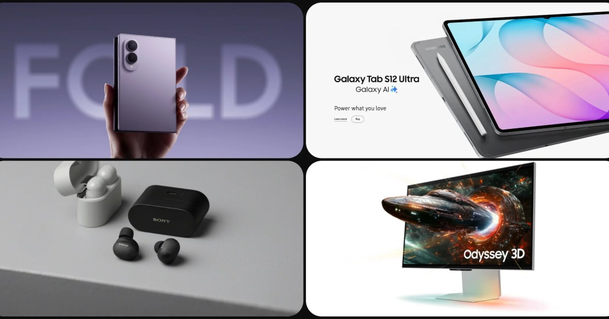 Deals: Galaxy Z Fold 8 up to $570 off, Galaxy Tab S12 + FREE $200 gift card, Sony 1000XM6 buds, more