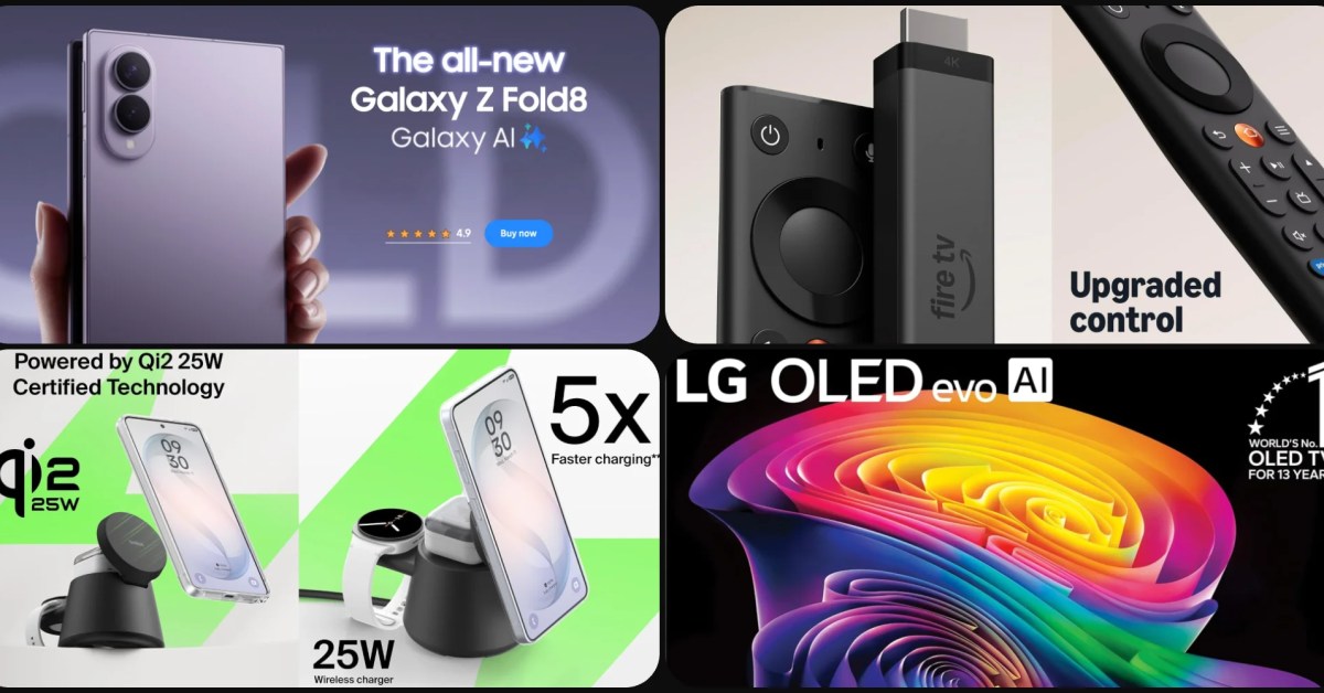 Deals: Galaxy Z Fold 8 up to $580 off, S26 Ultra $420 off, new Amazon Fire TV Stick 4K 50% off, more