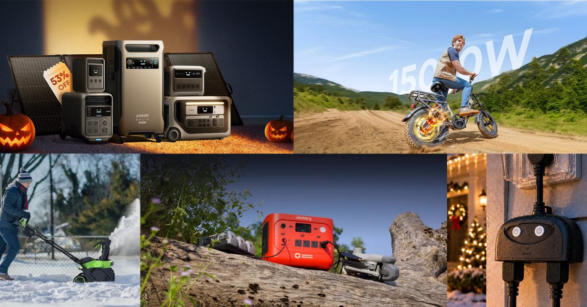 Anker SOLIX 4,096Wh expanded C2000 Gen 2 power station $1,519, 150-mile L16 utility e-bike lows from $649, Snow blower low, more