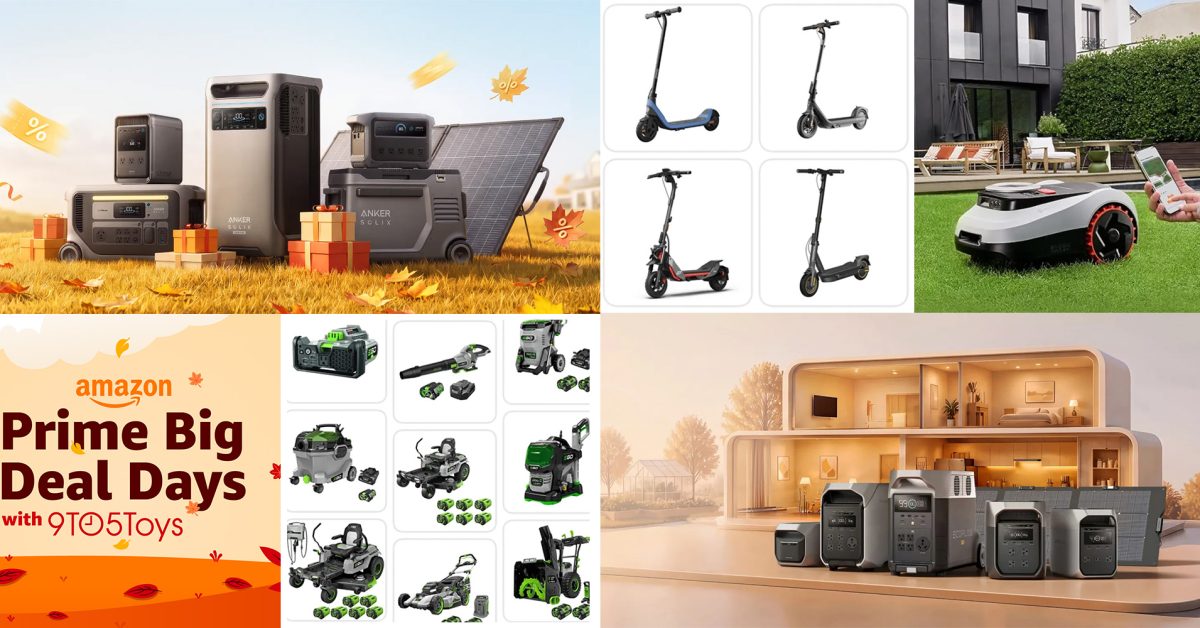 Prime Day-1 Green Deals: Increased savings on Anker SOLIX and EcoFlow power stations, Segway e-scooters up to 37% off, ENGWE, more