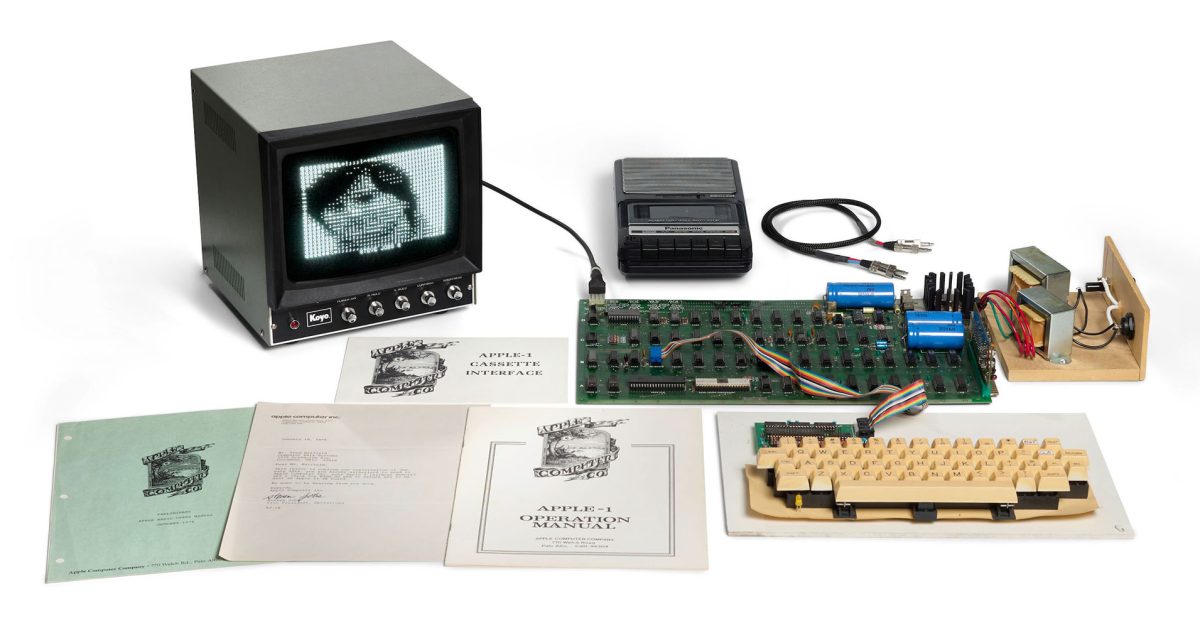 Apple-1 sets a new record at $1,148,200 after a rejected upgrade – 9to5Mac