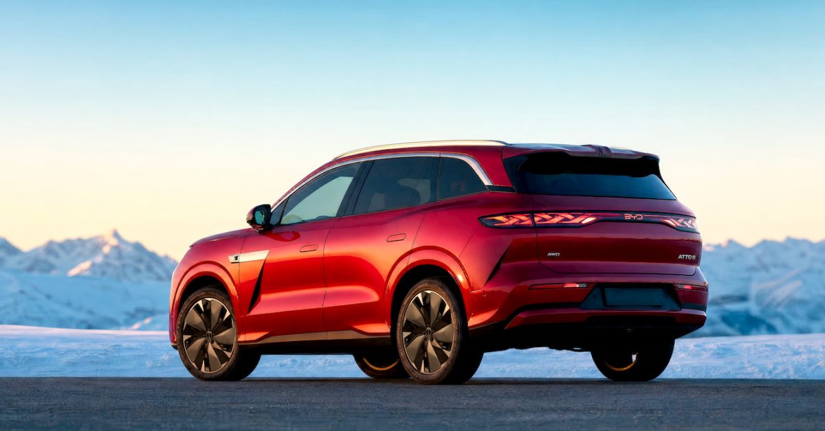 BYD reveals flagship 7-seat electric SUV with over 400 miles of range