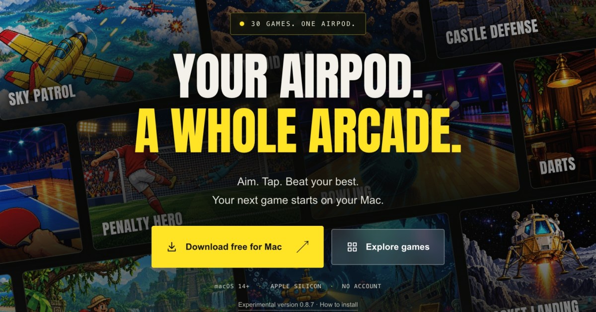 Your AirPods can now double as a retro gaming gun, and you can try it for free