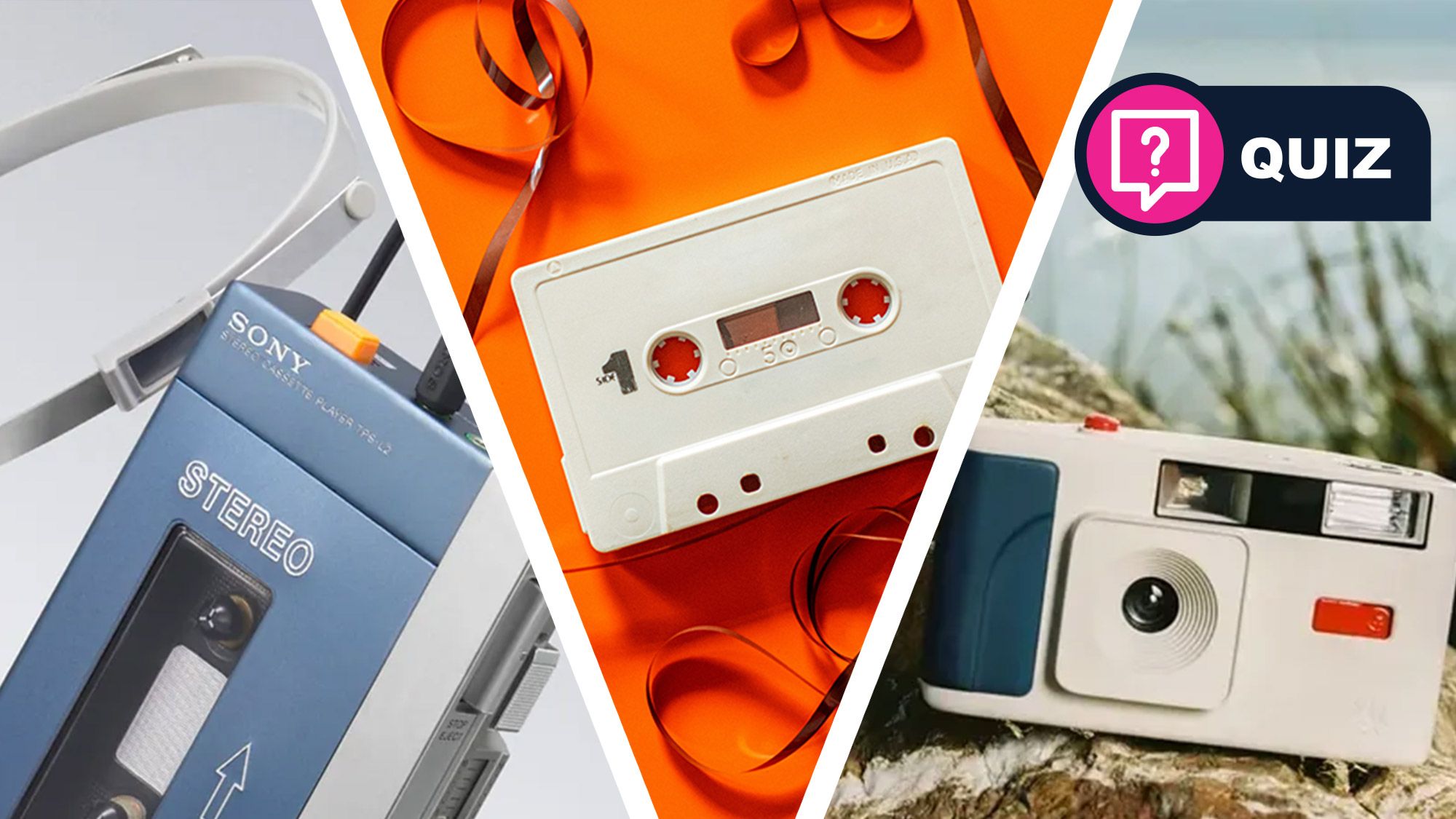 Thinking about buying a cassette player or film camera? Take this quiz to see how much retro tech you can really handle
