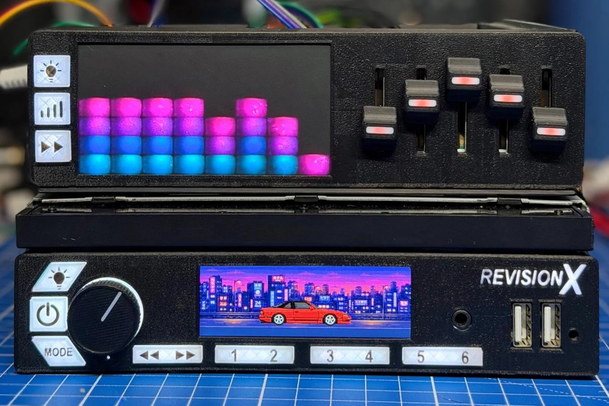 This Guy Invented the Ultimate Old-School Stereo Head Unit With Hidden CarPlay