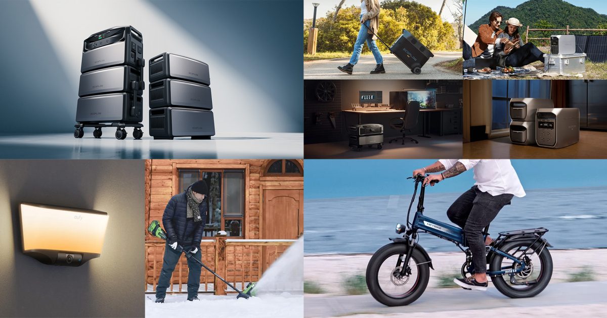 EcoFlow early-bird TITAN series whole-home backup system deal, Mars 3.0 e-bike at new $1,099 low, Anker solar wall light cam, more