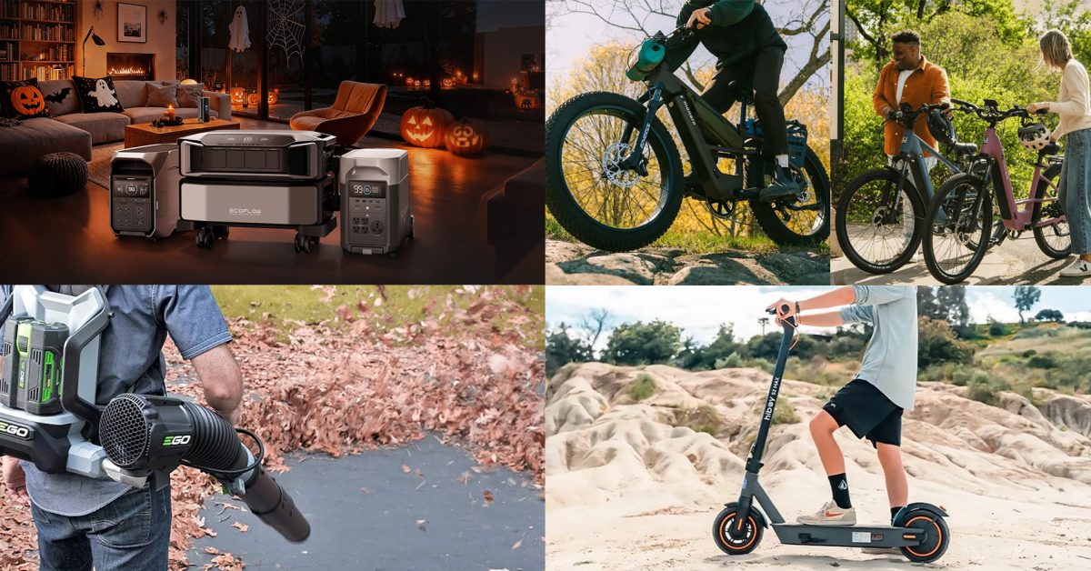 EcoFlow Halloween Sale offers up to 57% spooky power station savings from $284, Monarc smart e-bikes from $1,399, more