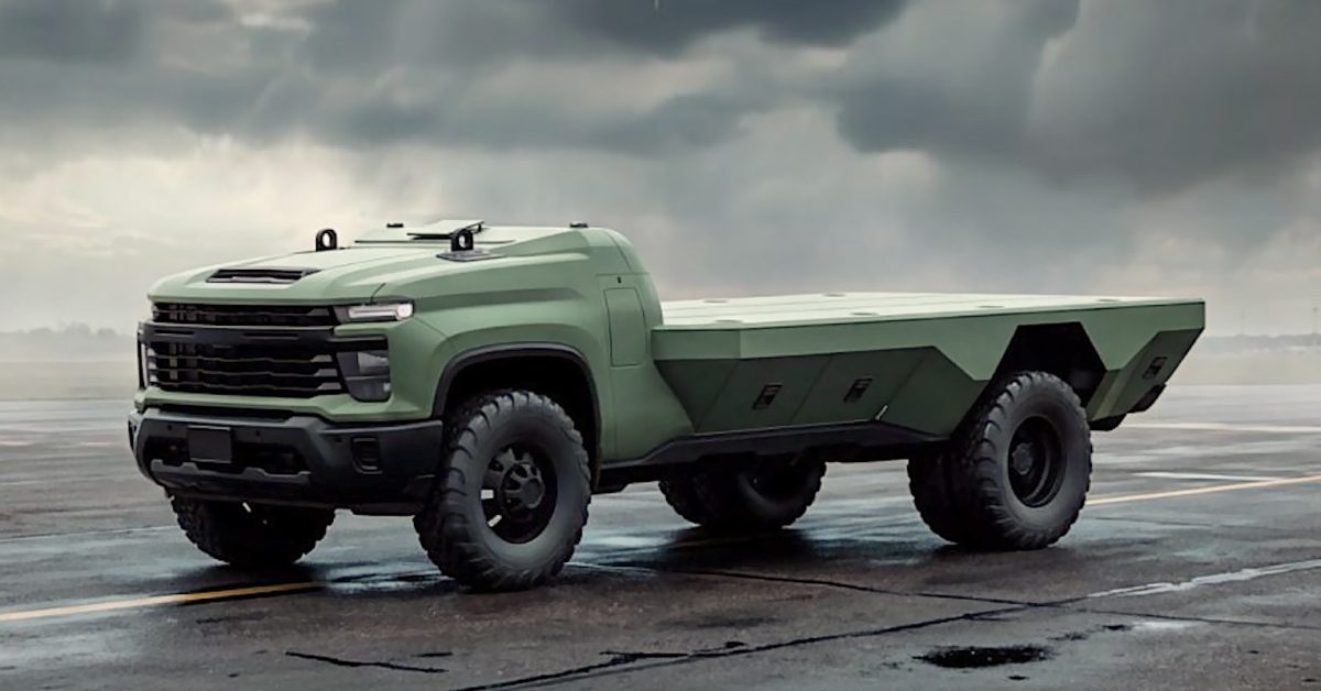 GM just revealed an electric drive 3500 dually with VERY limited color options