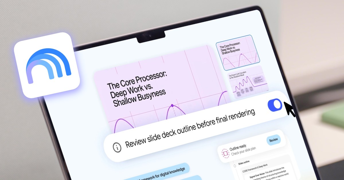 Gemini Notebook now lets you review slides and videos before generating them