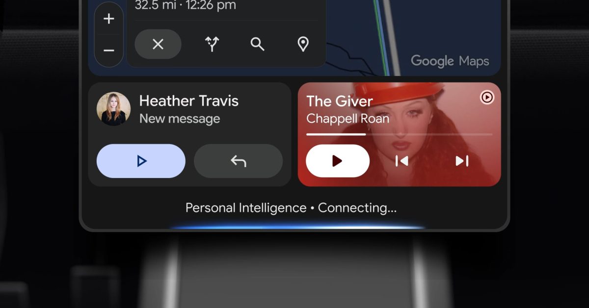 Google upgrading Gemini for Android Auto with Personal Intelligence