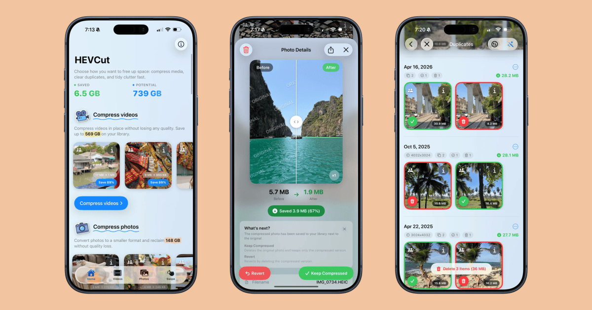 Indie App Spotlight: ‘HEVCut’ helps you trim your photo library without deleting anything – 9to5Mac