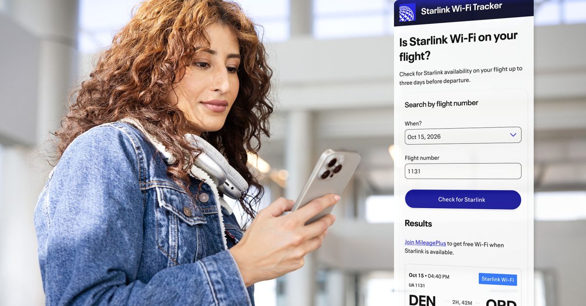 Half of United flights have Starlink Wi-Fi – here’s how to check yours