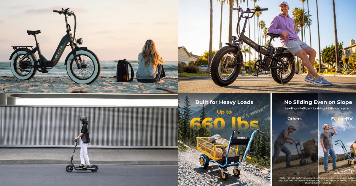 Save up to $389 on Heybike Mars 2.5 + Ranger S 2.0 e-bikes at exclusive new lows from $799, Segway E2 Pro e-scooter, more