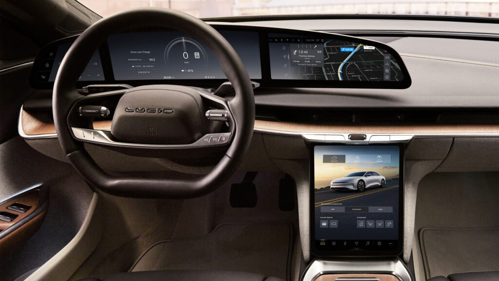 Lucid Air Gets OTA Infotainment Upgrade, Just Like The Gravity | Carscoops