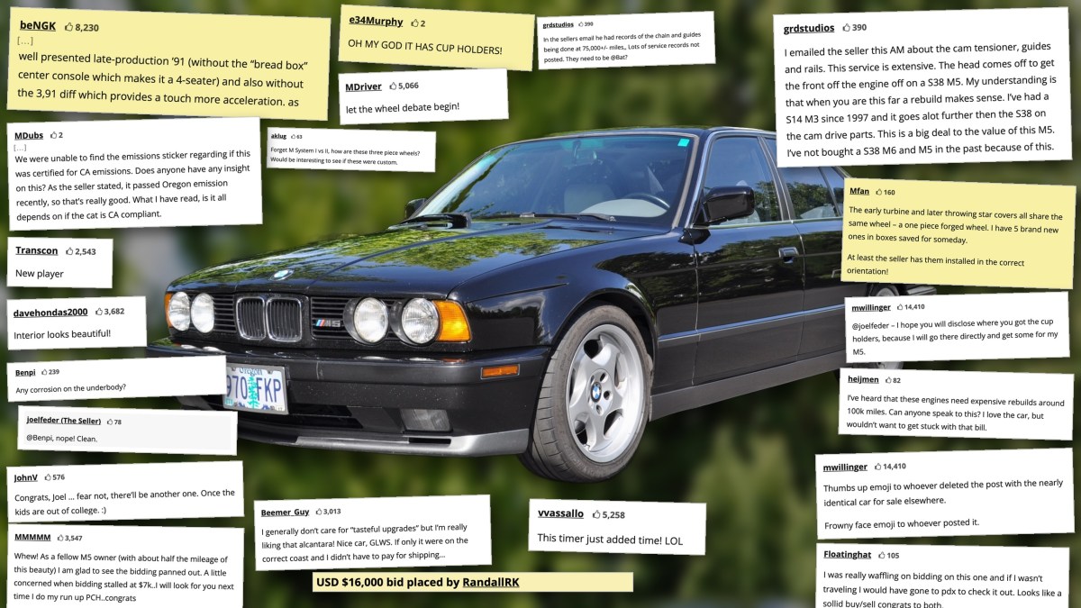 Bring a Trailer Commenters Know Your Car Better Than You Do