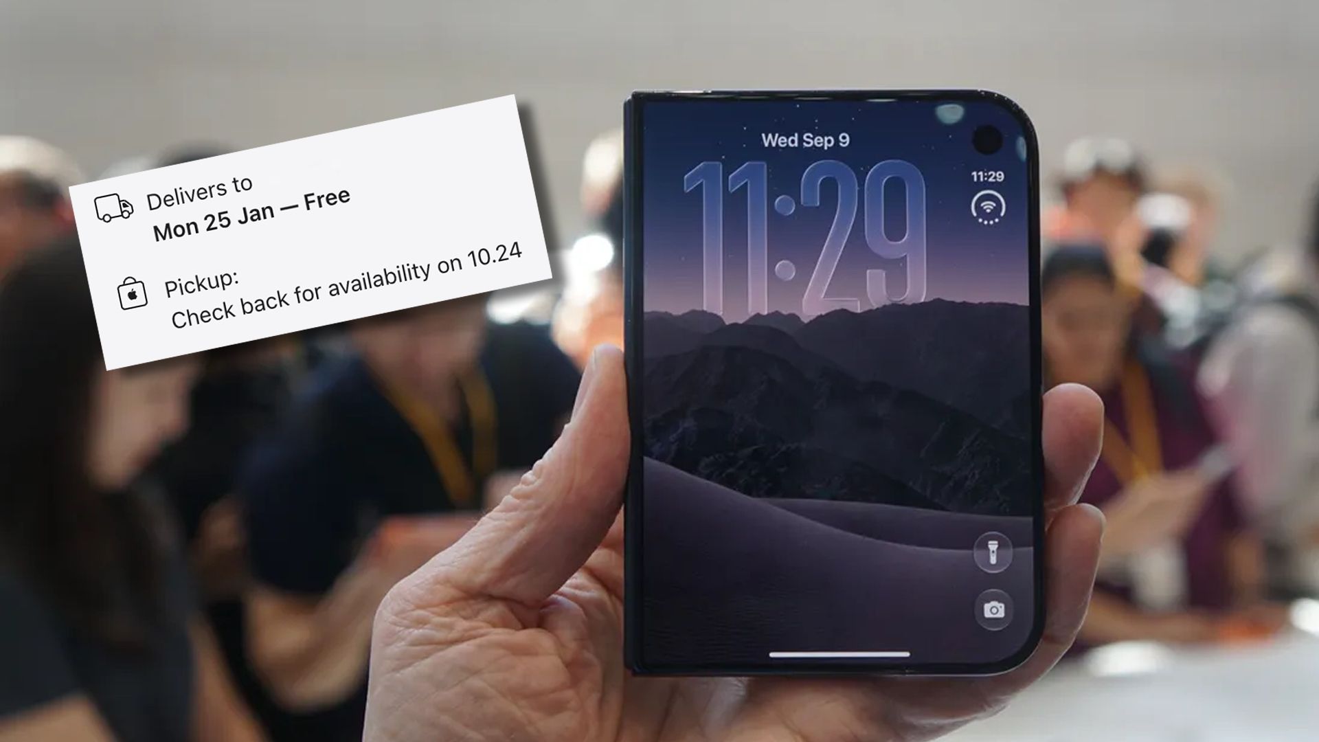 Want Apple’s first folding iPhone? You might be waiting until 2027