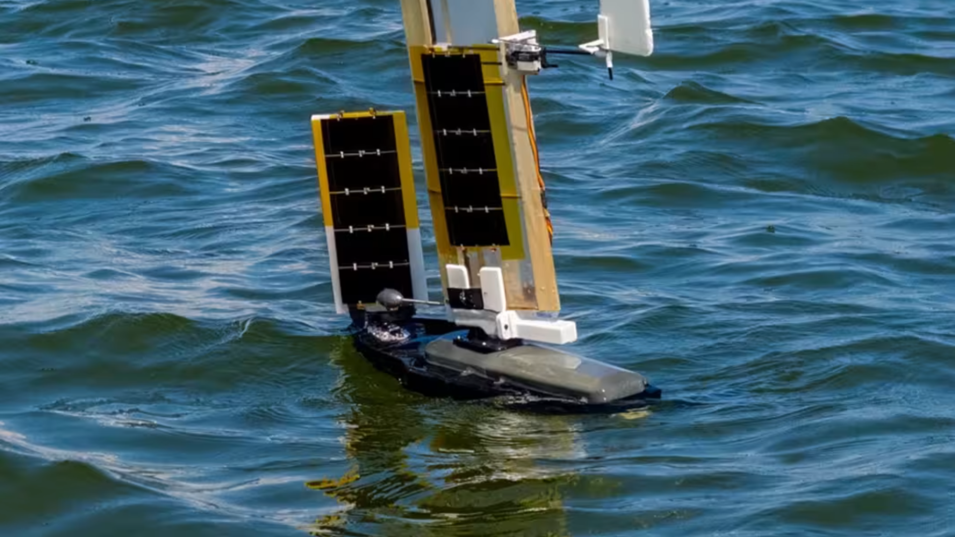This unusual marine drone skips landing gear and propulsion
