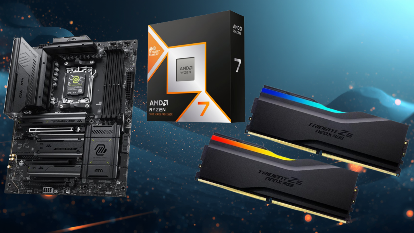 Save $249 on 32GB of DDR5 with this 3-item Newegg bundle — score 32GB of G.SKill Trident Z5 NeoX RAM, a Ryzen 7 9800X3D, and an MSI X870E Motherboard for only $1,094.99