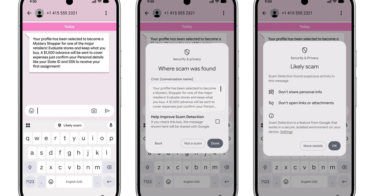 Google Messages is getting a powerful new weapon against sneaky text scams