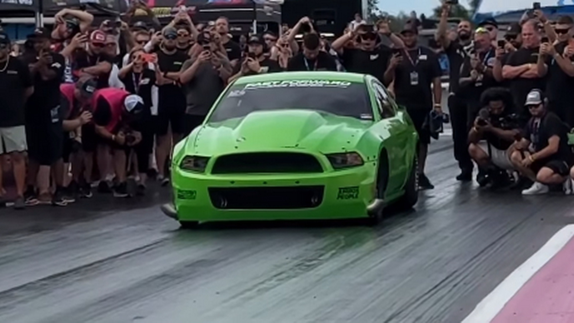3,000-HP Mustang Blows A Tire At 228 MPH | Carscoops