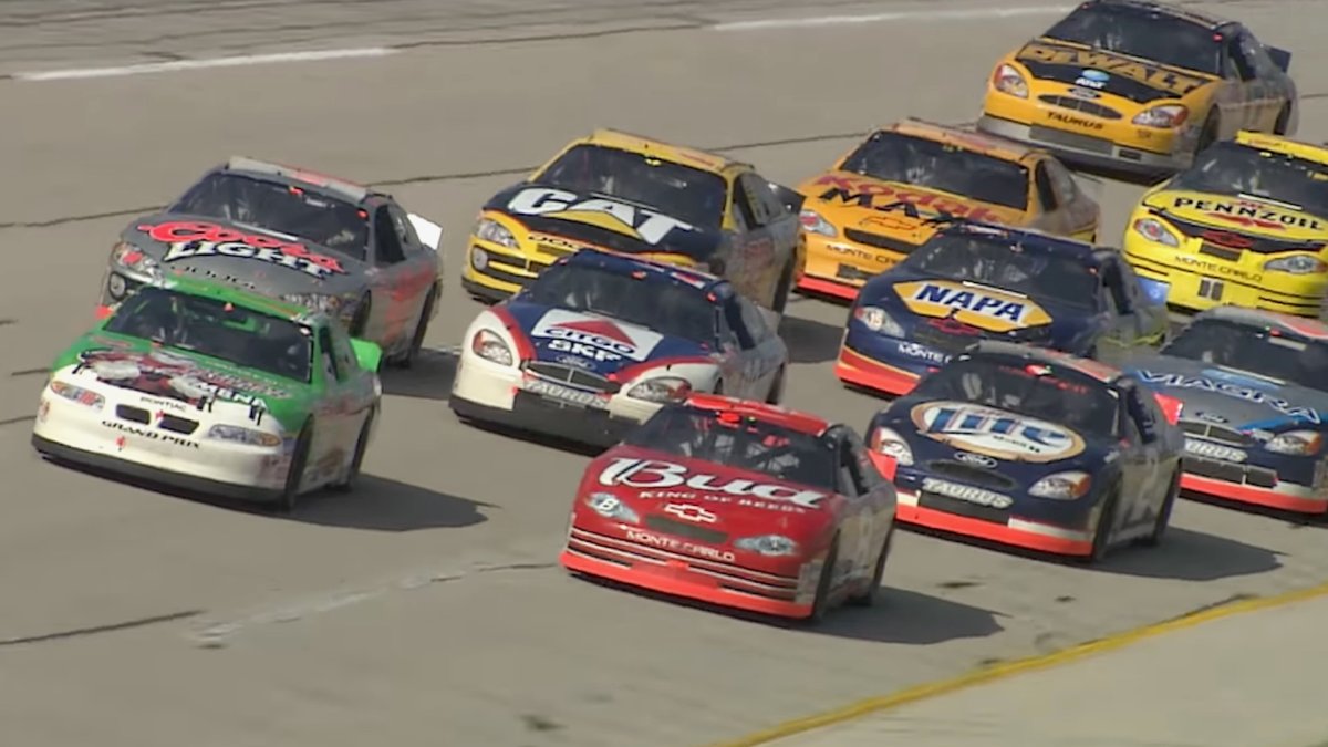 Watching a 2001 NASCAR Talladega Race in Widescreen HD Is Good for the Soul