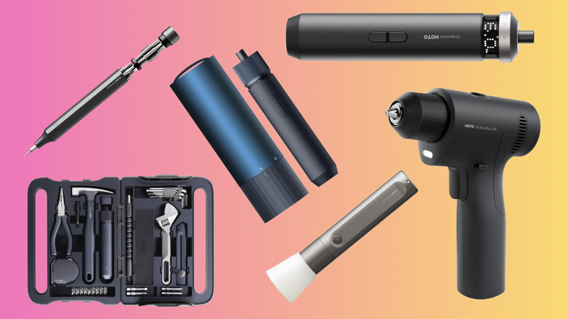 Save up to 43% on these handy Hoto tools for PC builders and hobbyists, starting from $14 — limited-time deals on electric screwdrivers, air blowers, flashlights, cordless drills, and more
