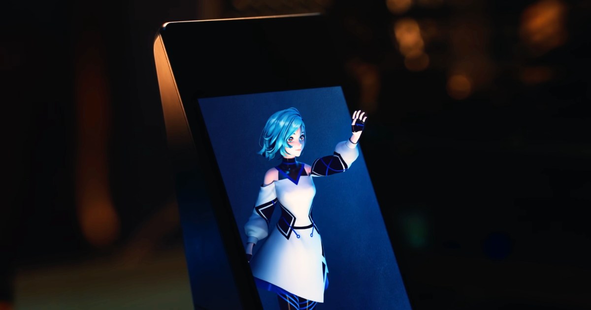 Sony has shrunk its glasses-free 3D technology into a tiny screen, and it can bring anime characters to life on your desk