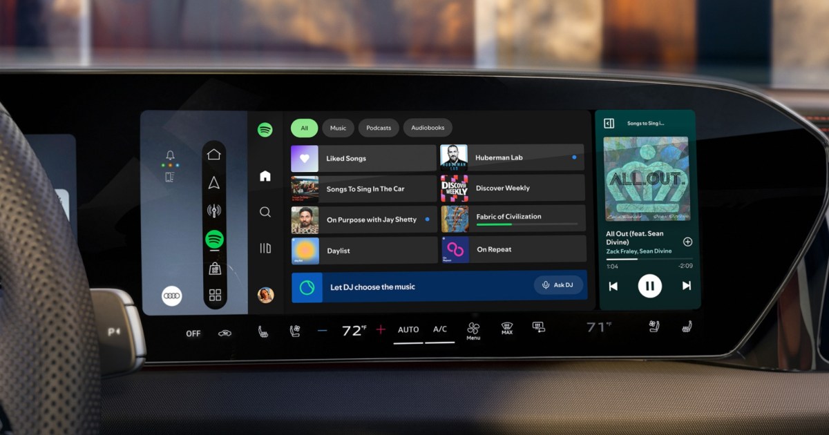 Spotify rolls out its first native car app for cable-free listening, but only Audi drivers get it for now