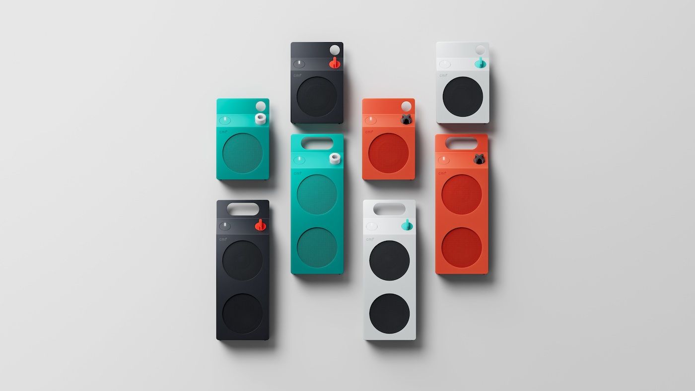 CMF takes the milk carton and spins it into colorful speakers