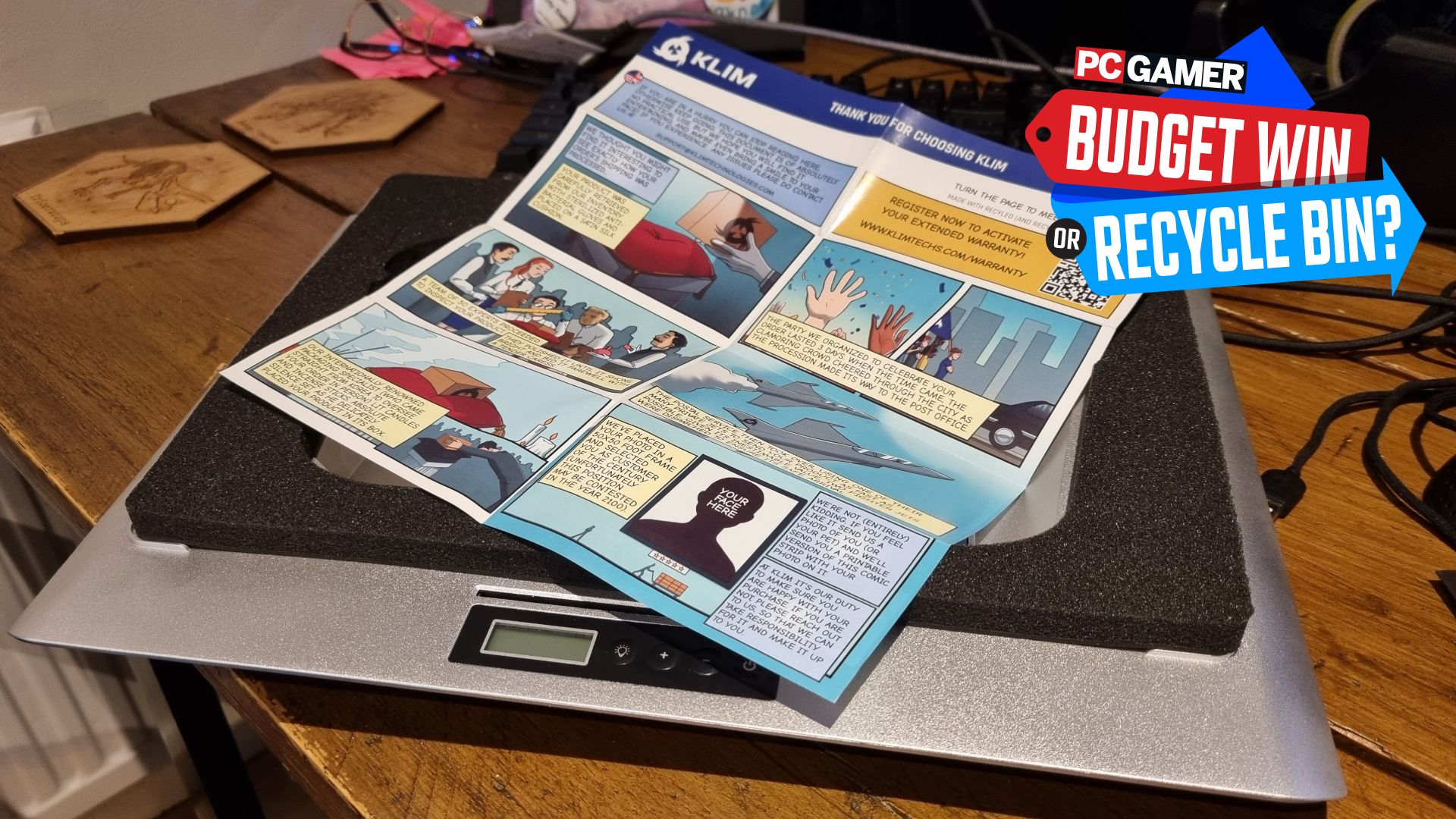 This laptop cooler comes with a bizarre comic, but I still don’t want one