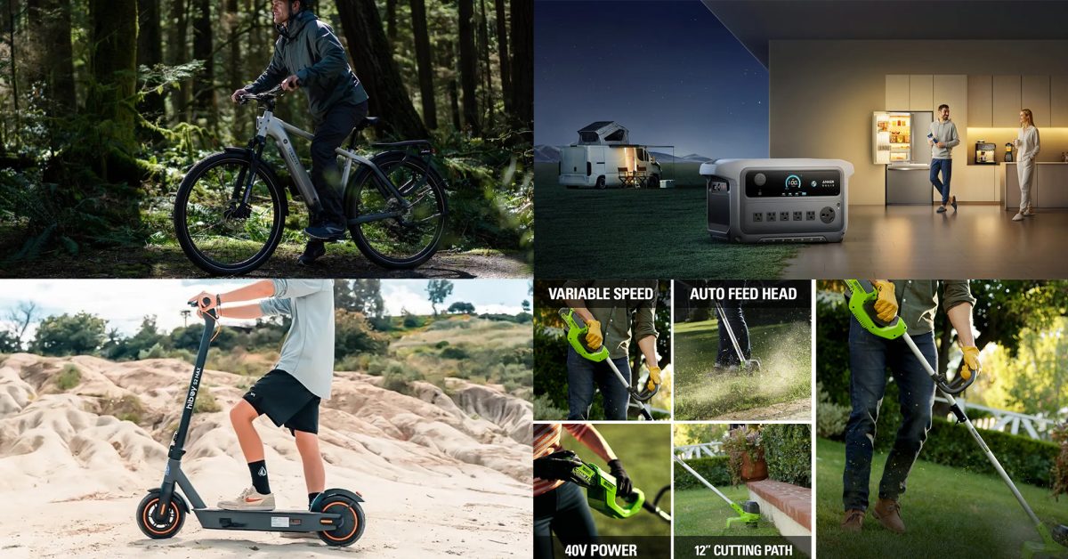 Tenways AGO X mid-drive e-bike $905 savings, Anker SOLIX 2,048Wh C2000 Gen 2 power station $900, Hiboy EV sale, more