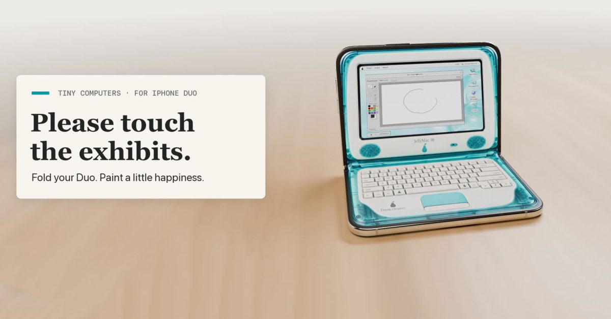 This super cute app turns your iPhone Duo into tiny vintage Macs – 9to5Mac
